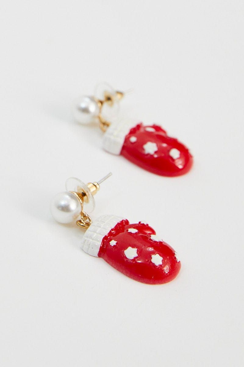 Red Christmas Earring sold by Ally Fashion product image thumbnail 2