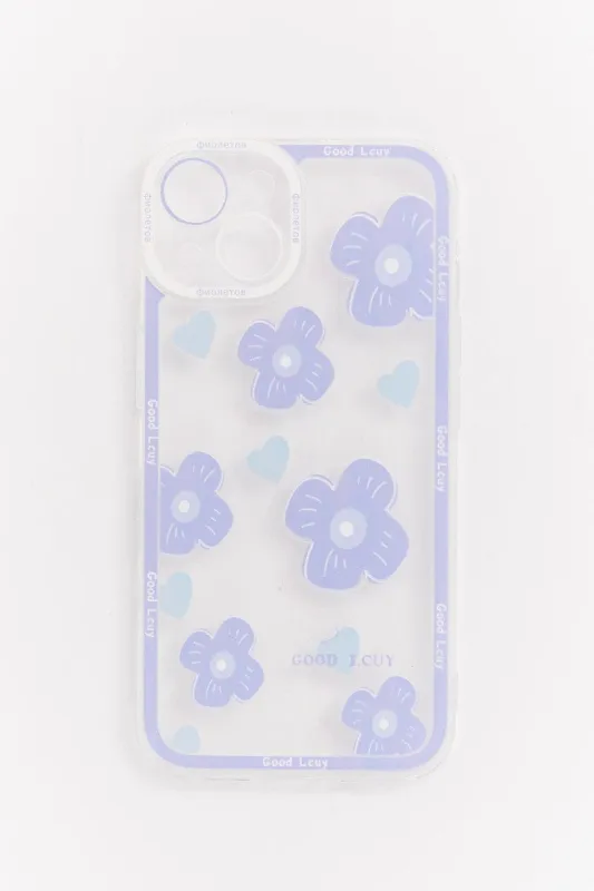 Purple Floral Floral Phone Case For Iphone 14 sold by Ally Fashion