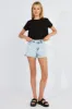 Black Crop T Shirt Short Sleeve Crew Neck sold by Ally Fashion
