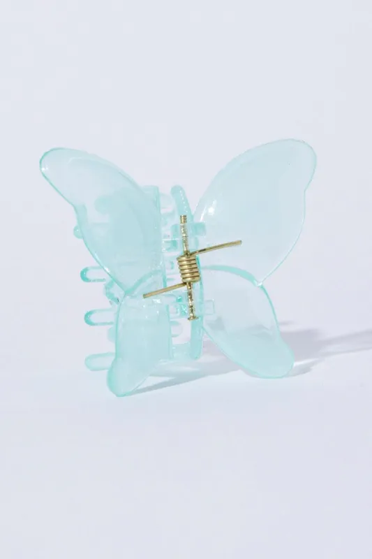 Blue Butterfly Claw Clip sold by Ally Fashion