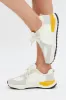 Grey Colorblock Lace Up Trainers Sneakers sold by Ally Fashion
