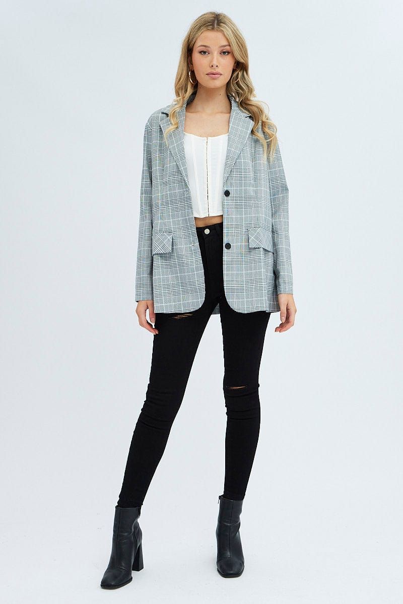 Black Oversized Double Breasted Blazer sold by Ally Fashion product image thumbnail 2