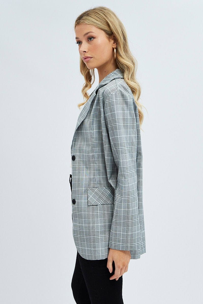 Black Oversized Double Breasted Blazer sold by Ally Fashion product image thumbnail 4