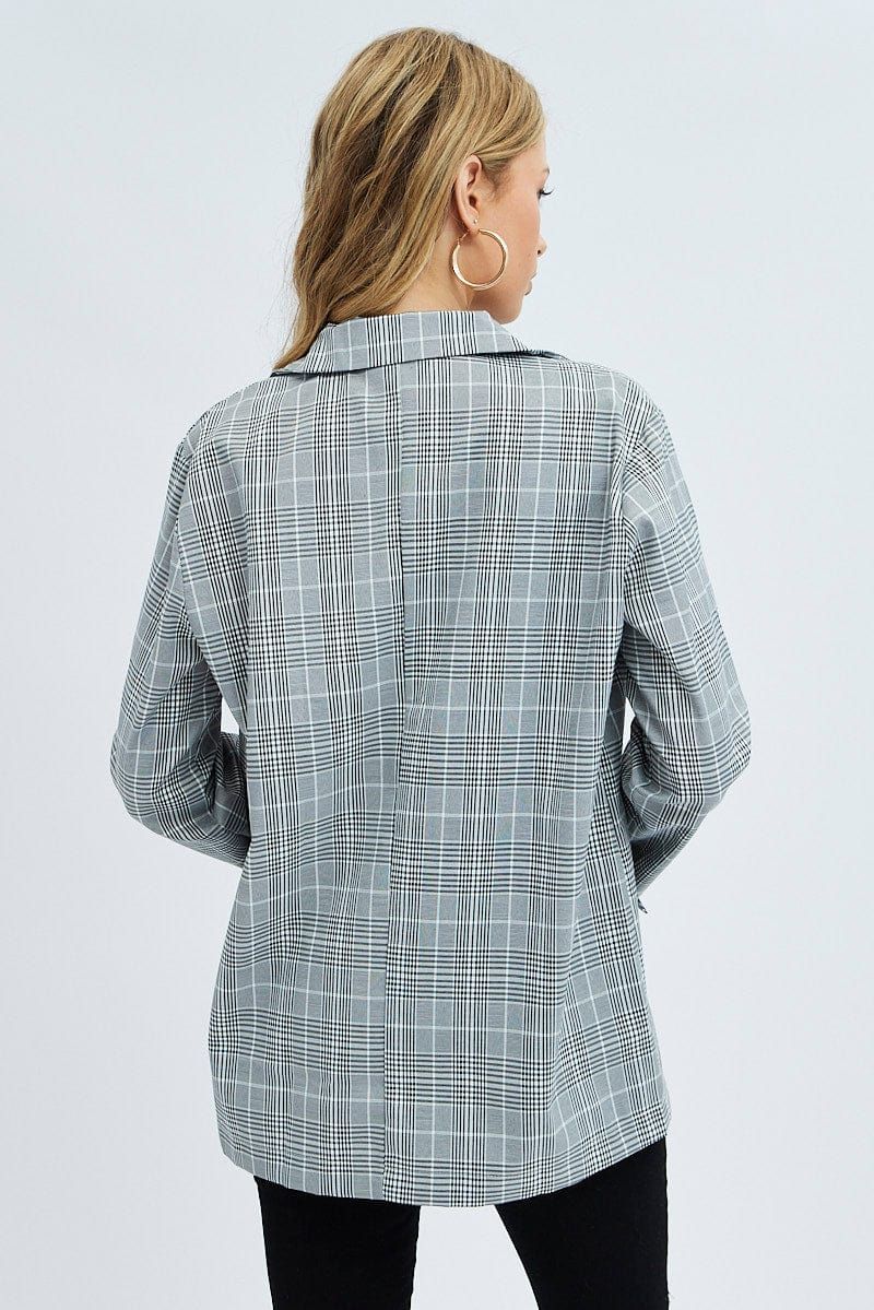 Black Oversized Double Breasted Blazer sold by Ally Fashion product image thumbnail 5