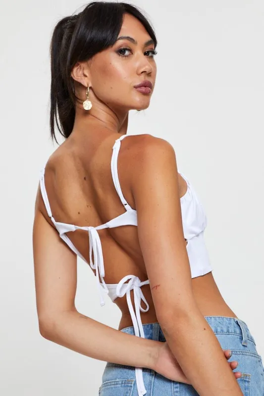 Black Tie Back Top Cami sold by Ally Fashion