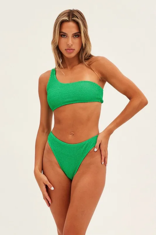 Green Two Piece Bikini sold by Ally Fashion