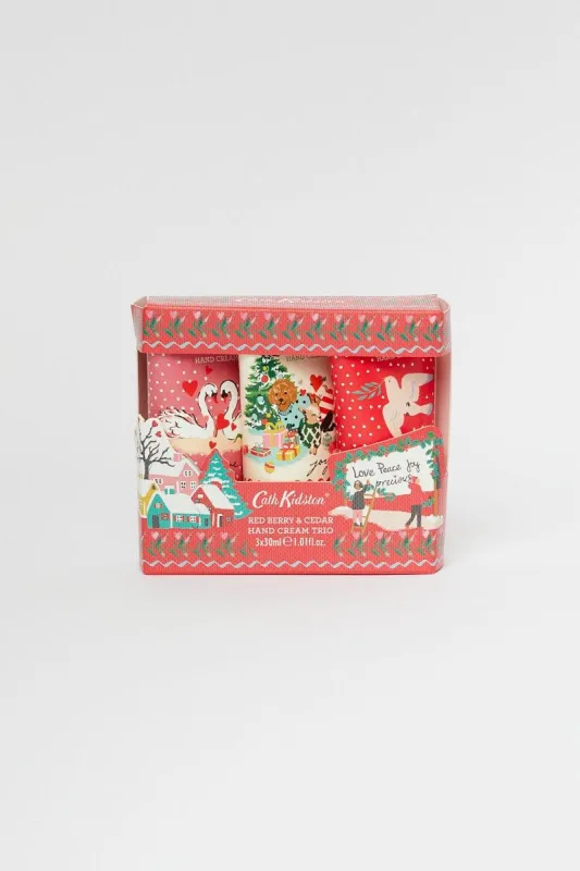 Multi Colour Cath Kidston Christmas Hand Cream Trio Gift Set sold by Ally Fashion