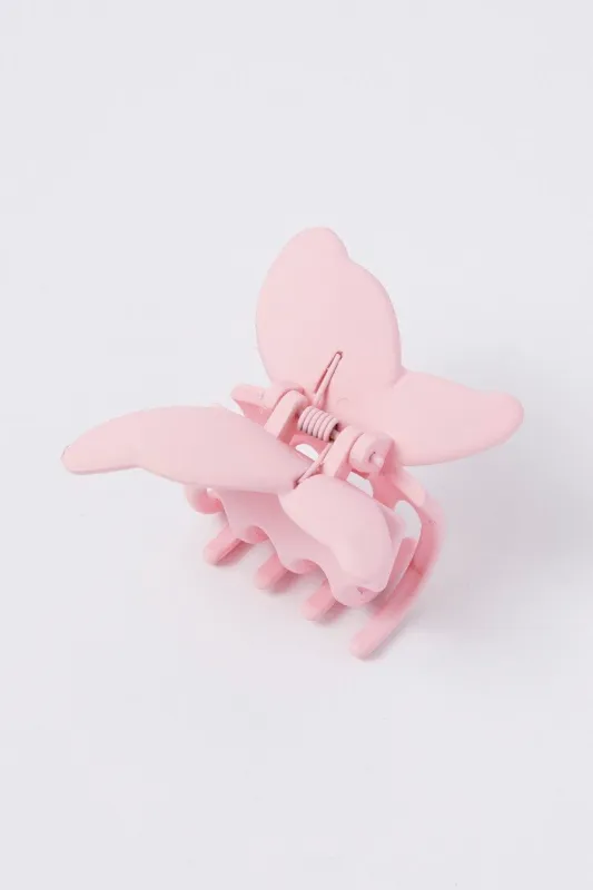 Pink Butterfly Claw Clip sold by Ally Fashion