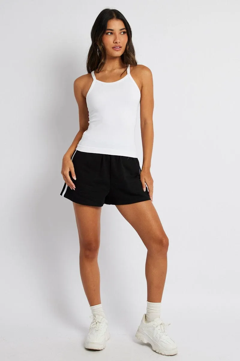 White Singlet Top Seamless Sleeveless Longline sold by Ally Fashion product image thumbnail 2