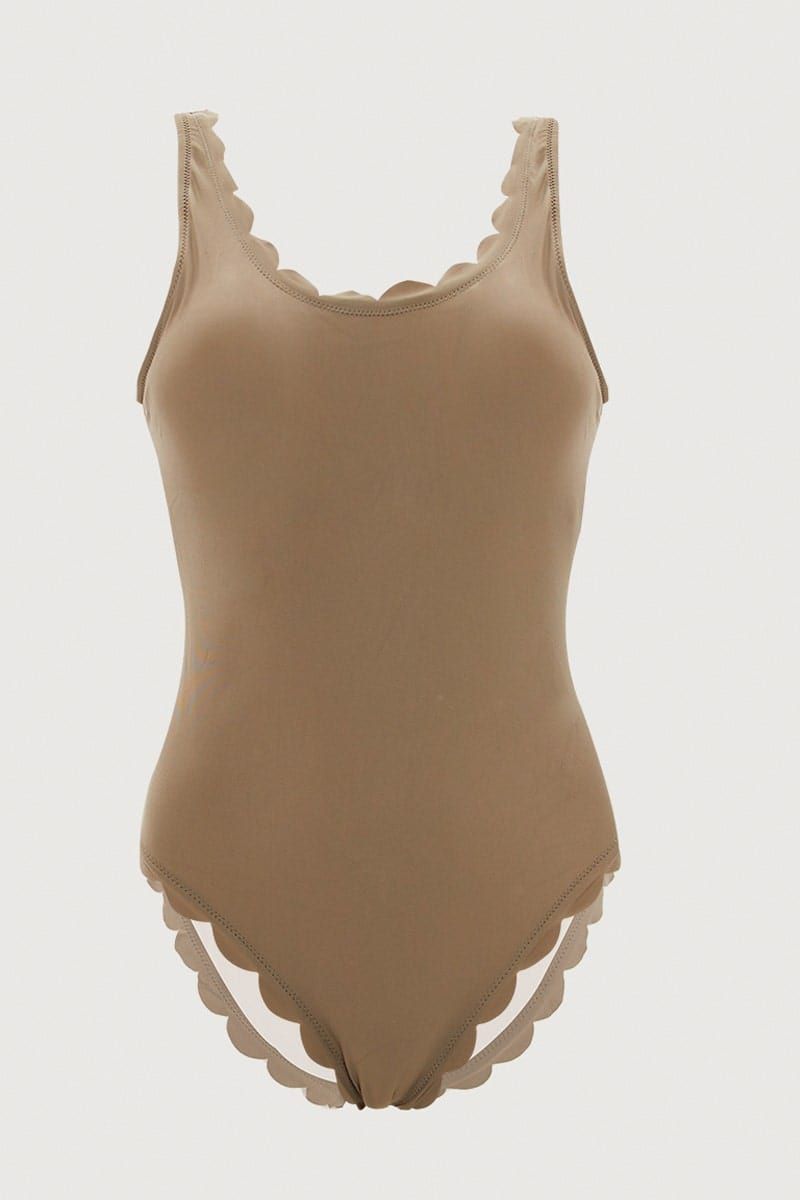 Green One Piece Swimsuit sold by Ally Fashion