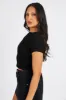 Black T Shirt Short Sleeve Crew Neck sold by Ally Fashion