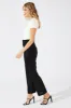 Black Wide Leg Pants High Rise Workwear sold by Ally Fashion