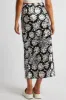Black Abstract Slip Skirt Maxi sold by Ally Fashion