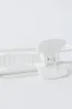 White Large Hair Claw Clip sold by Ally Fashion