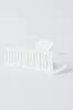 White Large Hair Claw Clip sold by Ally Fashion