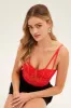 Orange Lace Bodysuit Singlet sold by Ally Fashion