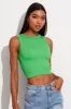 Green Seamless Rib Tank Top sold by Ally Fashion