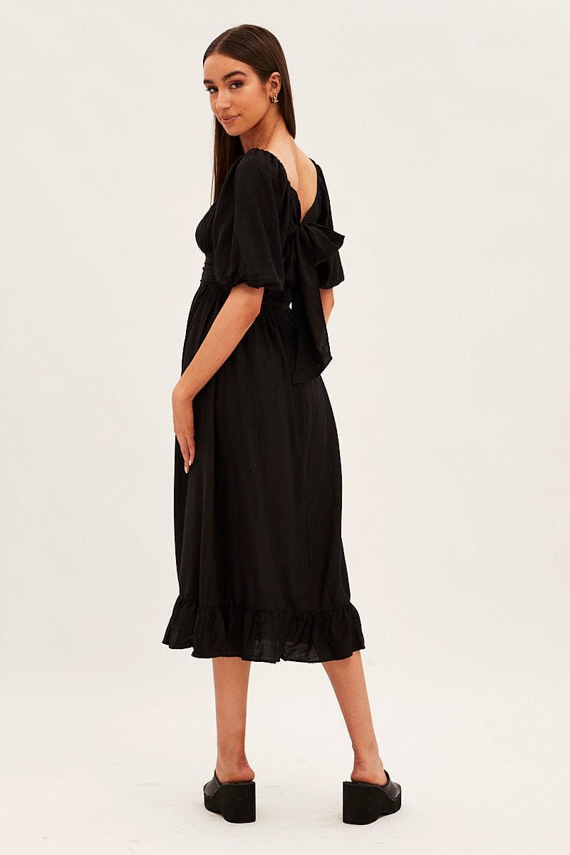 Black Maxi Dress One Shoulder sold by Ally Fashion product image thumbnail 4