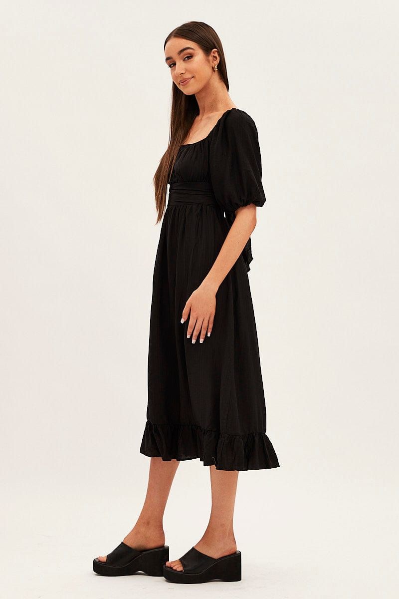 Black Maxi Dress One Shoulder sold by Ally Fashion product image thumbnail 5