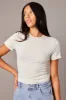 White Supersoft Top Short Sleeve sold by Ally Fashion