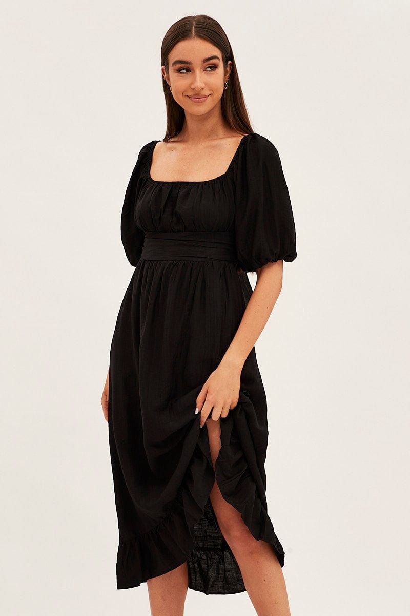 Black Maxi Dress One Shoulder sold by Ally Fashion product image thumbnail 2