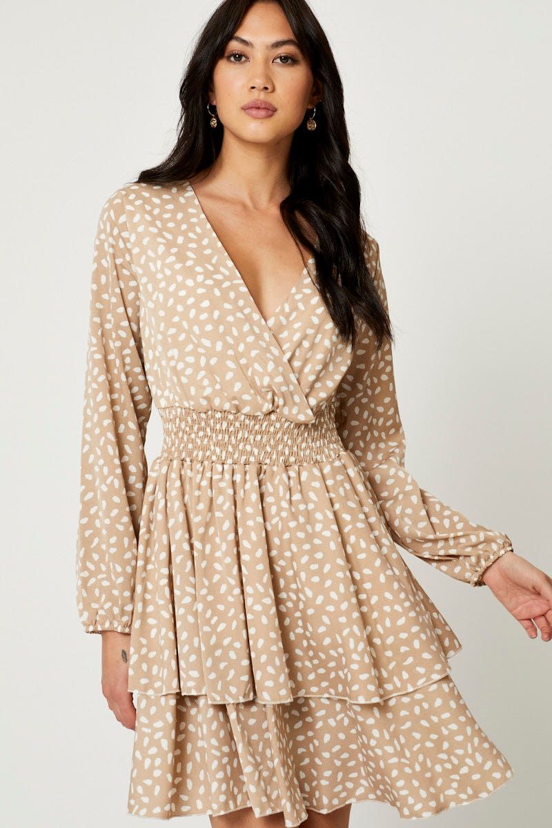 Geo Print Mini Skater Dress sold by Ally Fashion product image thumbnail 5