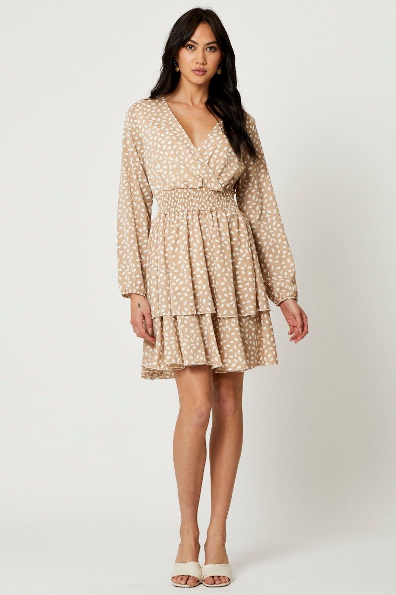 Geo Print Mini Skater Dress sold by Ally Fashion product image thumbnail 2