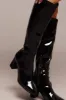 Black Heeled Knee High Boots sold by Ally Fashion