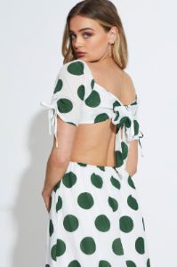 Polka Dot Mini Dress Short Sleeve sold by Ally Fashion
