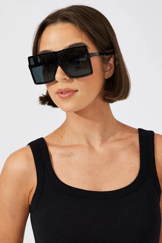 Black Oversize Fashion Sunglasses sold by Ally Fashion