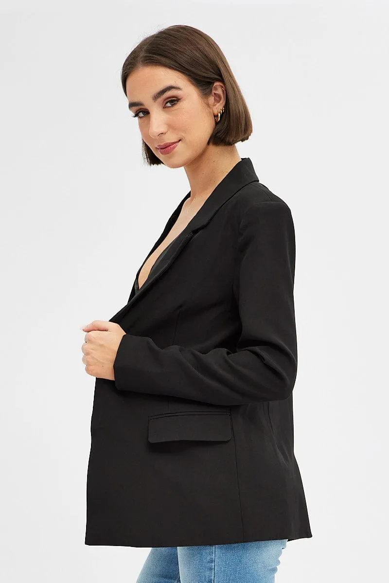 Black Oversized Blazer sold by Ally Fashion product image thumbnail 4
