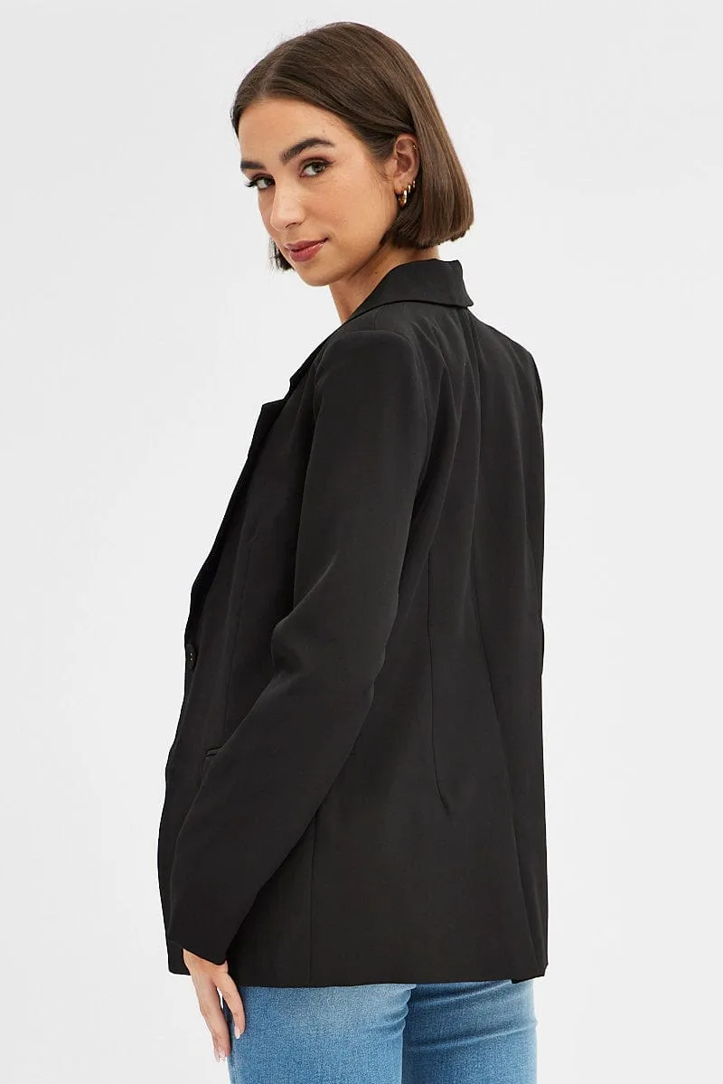 Black Oversized Blazer sold by Ally Fashion product image thumbnail 5