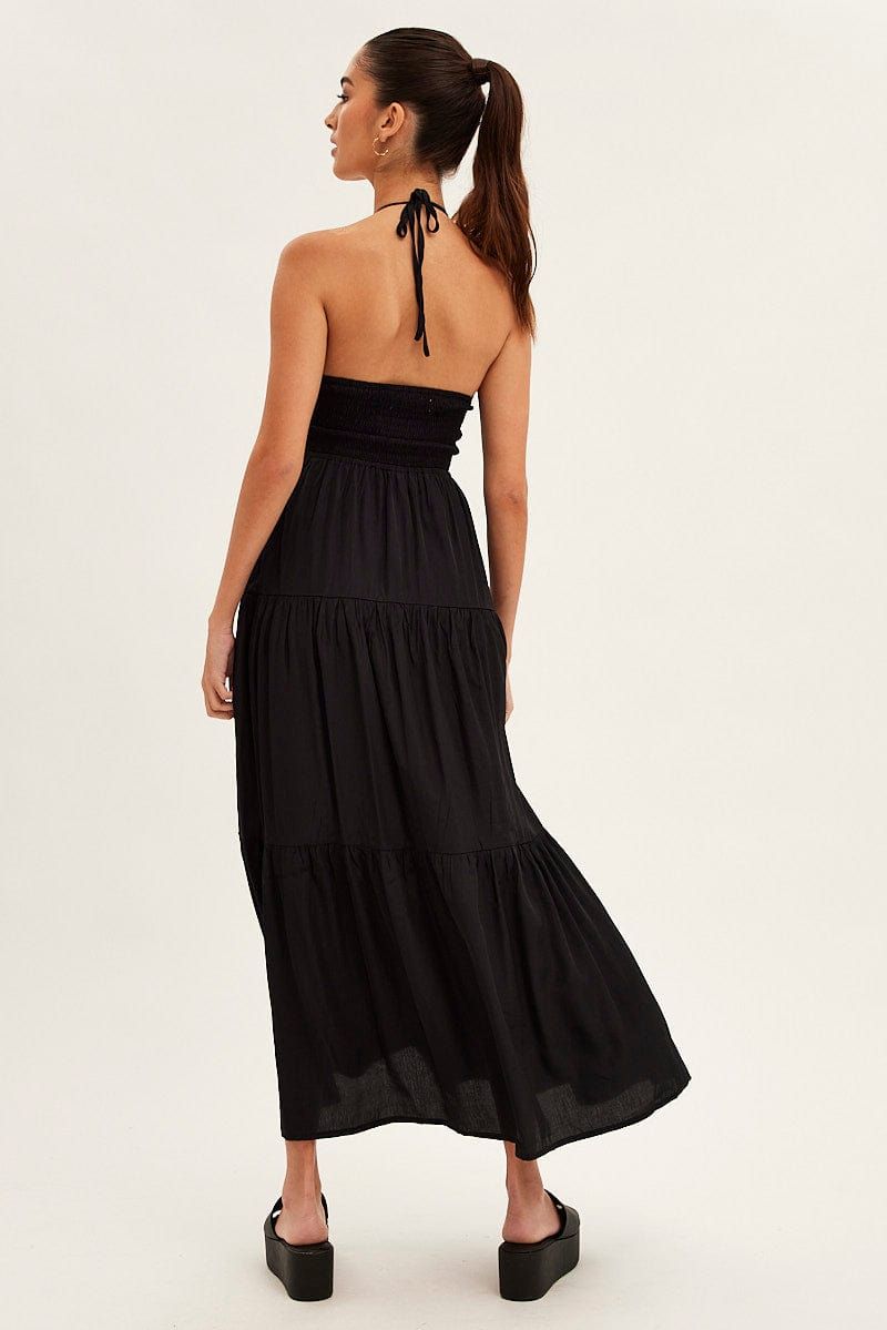 Black Cut Out Maxi Dress sold by Ally Fashion product image thumbnail 5