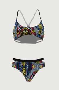 Black Two Piece Bikini sold by Ally Fashion