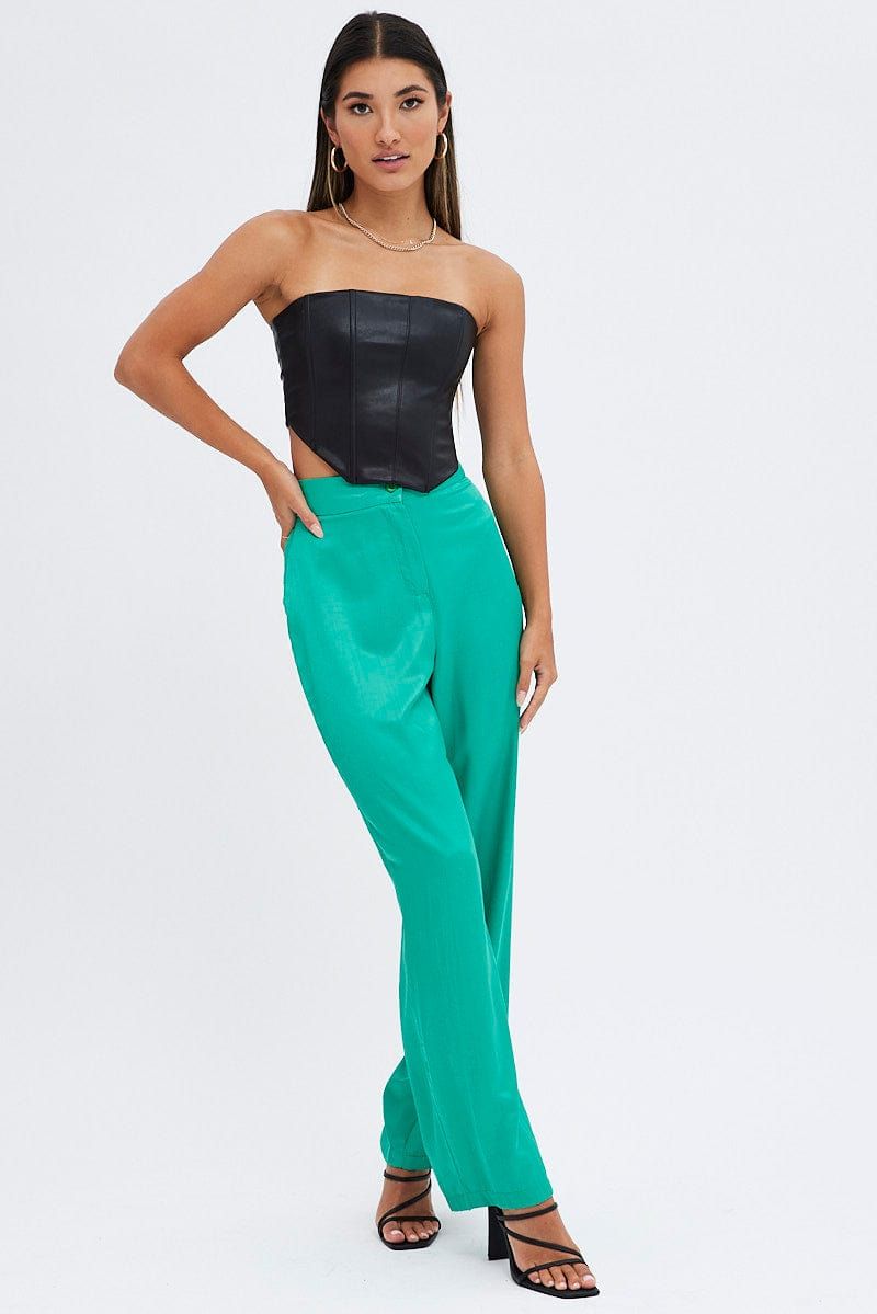 Black Croset Top Crop sold by Ally Fashion product image thumbnail 2