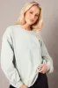 Green Graphic Sweater Long Sleeve sold by Ally Fashion