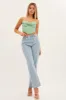 Green Corset Style Crop Top sold by Ally Fashion