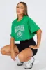 Green Graphic Tee Short Sleeve sold by Ally Fashion