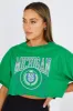 Green Graphic Tee Short Sleeve sold by Ally Fashion