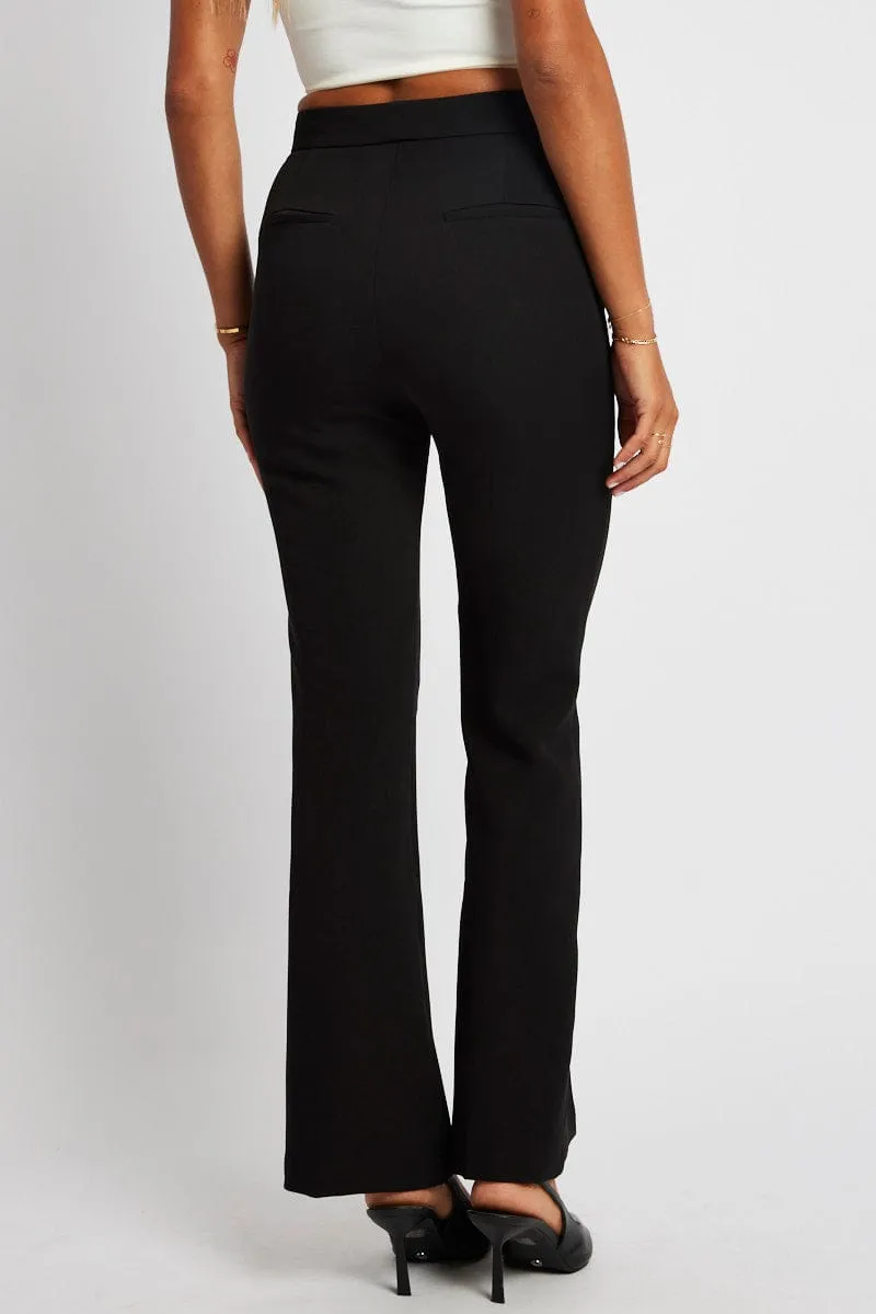 Black Slim Pants High Rise sold by Ally Fashion product image thumbnail 5