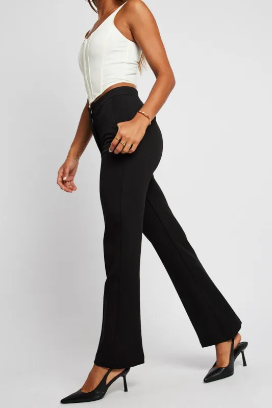 Black Slim Pants High Rise sold by Ally Fashion