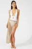 Beige Crochet Beach Skirt sold by Ally Fashion