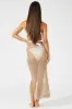 Beige Crochet Beach Skirt sold by Ally Fashion