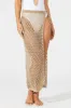 Beige Crochet Beach Skirt sold by Ally Fashion