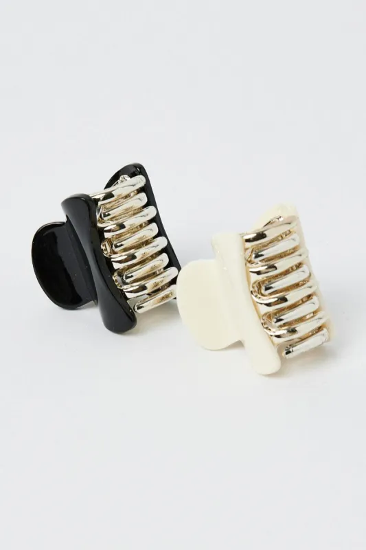 Multi 2 Pack Claw Clips sold by Ally Fashion