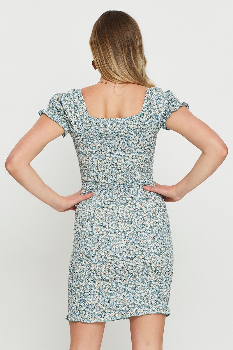 Print Bodycon Dress Mini sold by Ally Fashion product image thumbnail 5