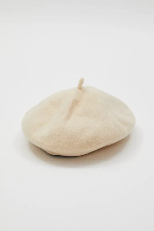 White Beret Hat sold by Ally Fashion
