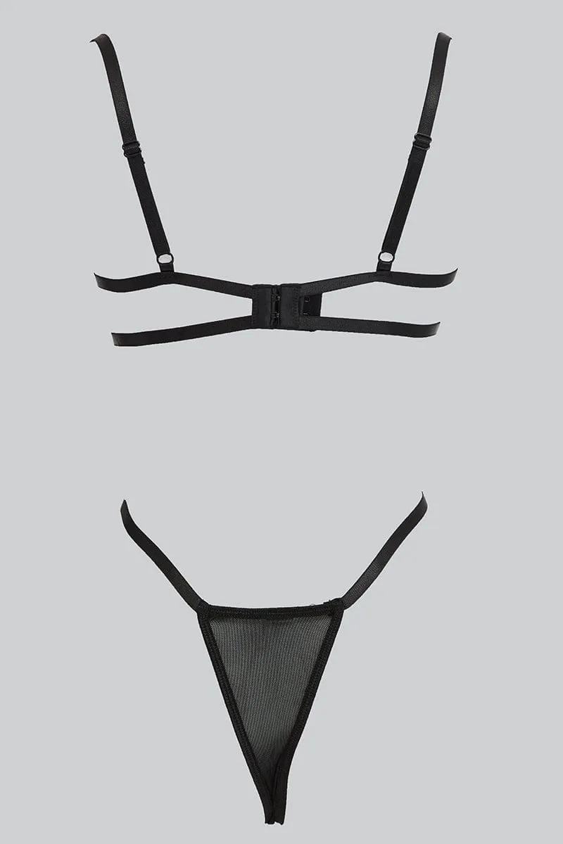 Black Lace Lingerie Set sold by Ally Fashion product image thumbnail 2