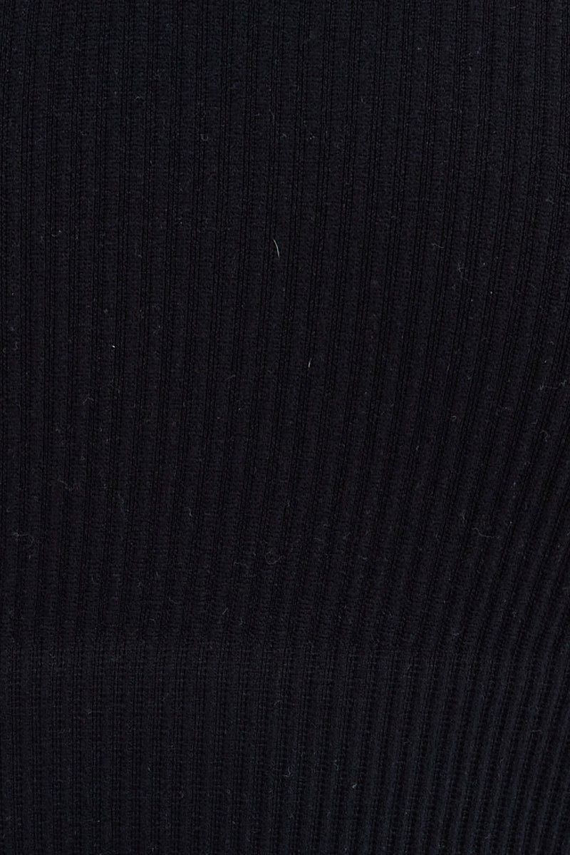 Black Top Long sleeve V neck Seamless sold by Ally Fashion product image thumbnail 6
