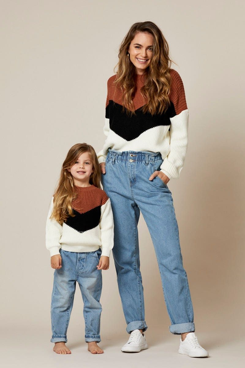 Stripe Knit Top Long Sleeve sold by Ally Fashion product image thumbnail 2